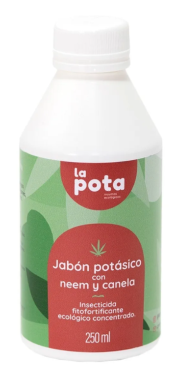 JABON POTASICO CON NEEM Y CANELA